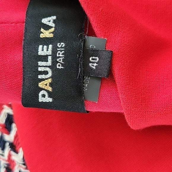 Paule Ka Sheath Tweed Mixed Media Dress - Picture 9 of 9